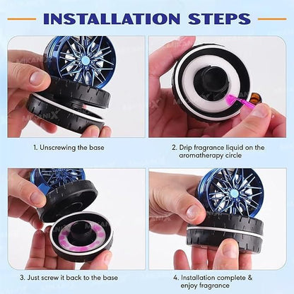 Car Aromatherapy Powered Wheel